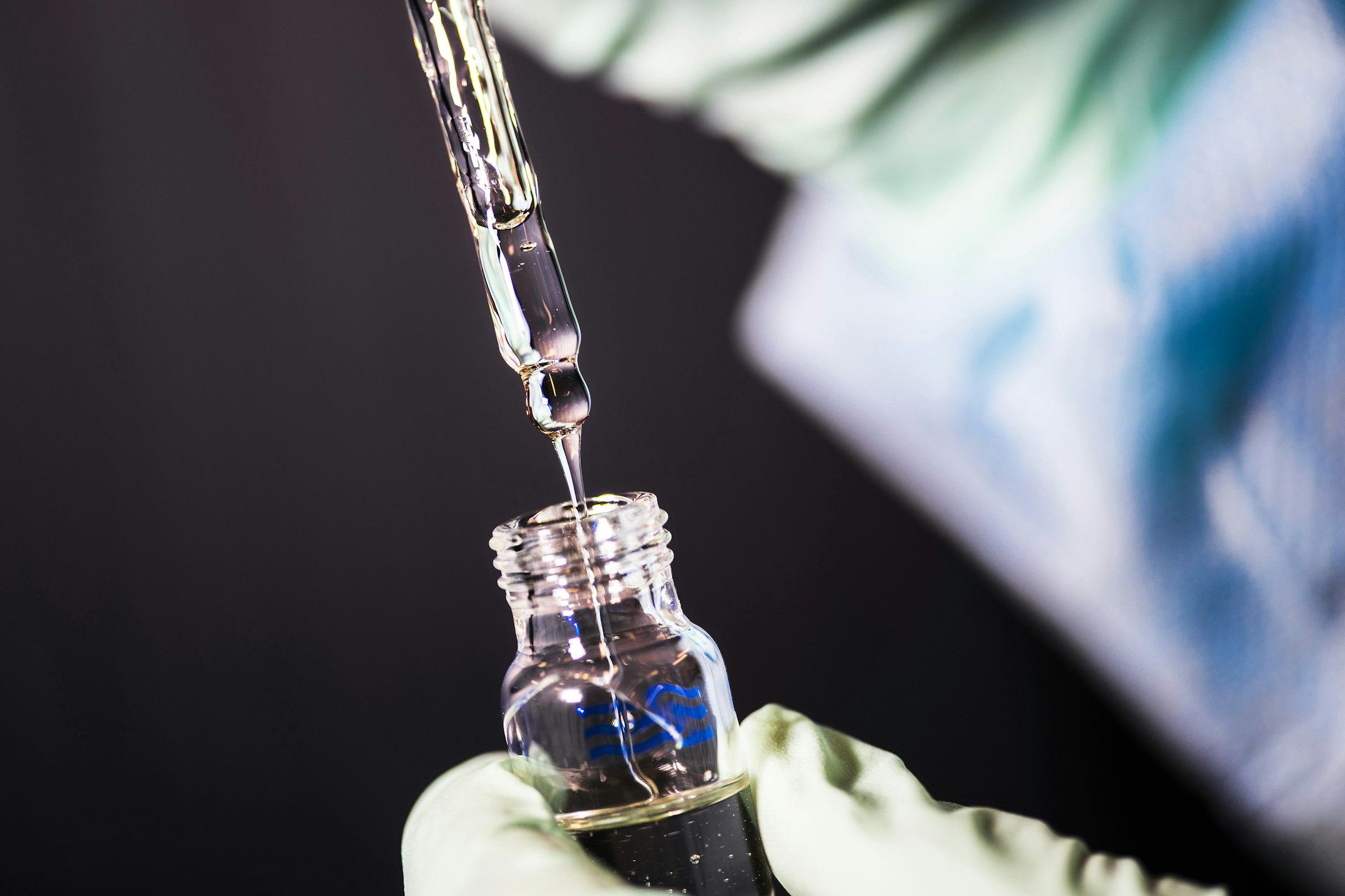 Clinical IV therapy preparation